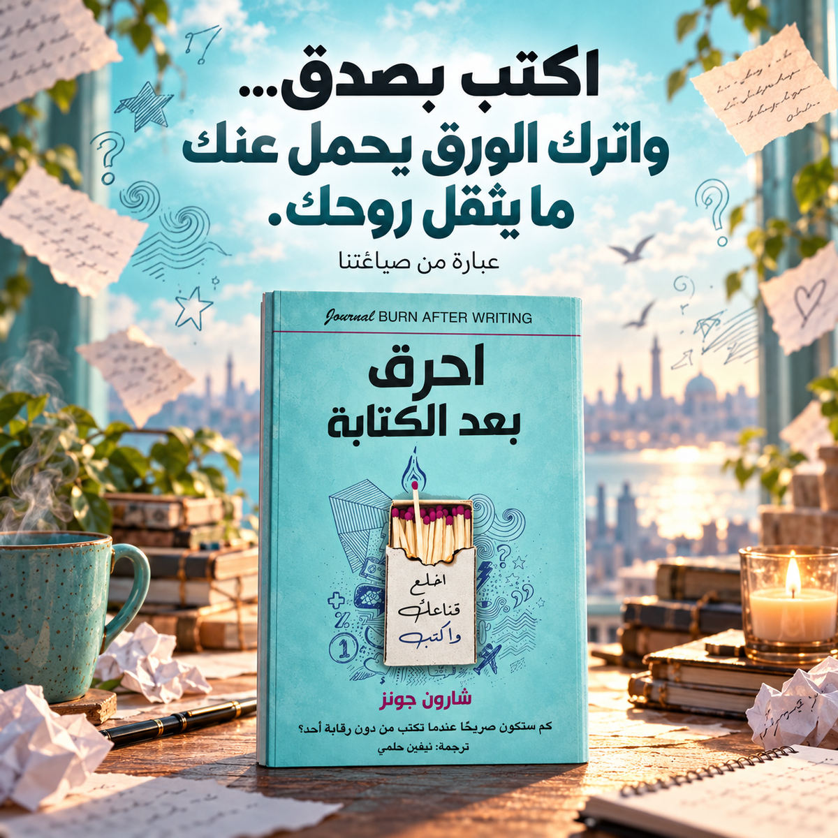 حرق بعد الكتابة